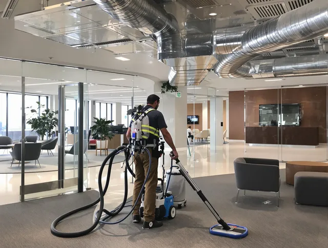 Commercial duct cleaning service by Dartmouth Air Duct Cleaning in Dartmouth