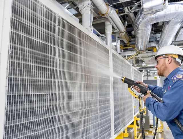 Professional commercial coil cleaning by Dartmouth Air Duct Cleaning in Dartmouth