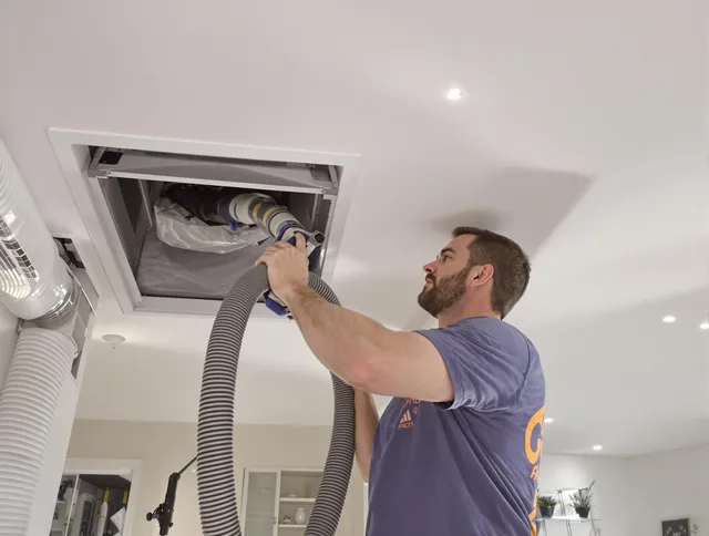 Precision indoor duct cleaning by Dartmouth Air Duct Cleaning in Dartmouth